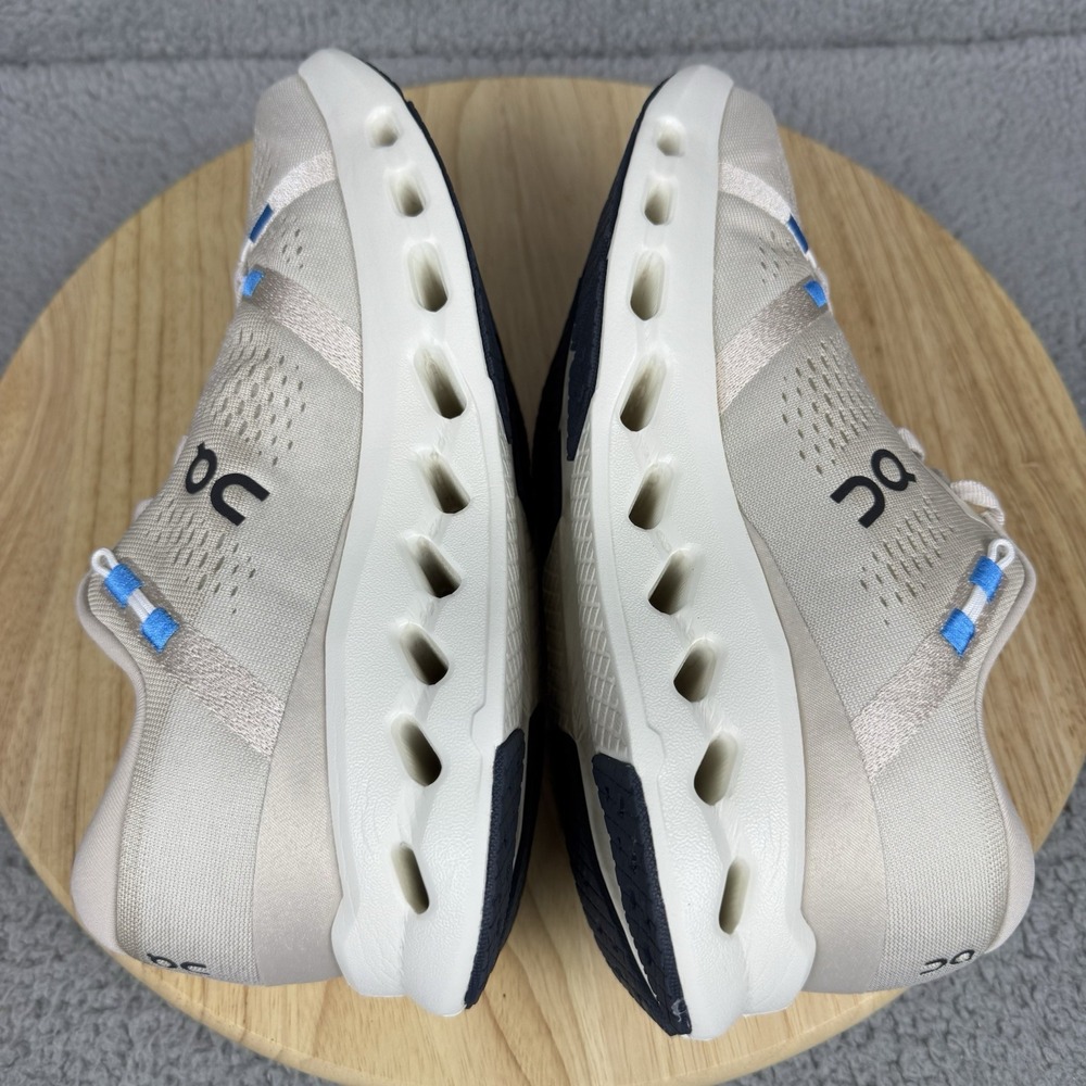 On Cloudsurfer 2 Womens 8.5 Pearl Ivory Road Running Shoes Cushion Stability Gym - Picture 6 of 13